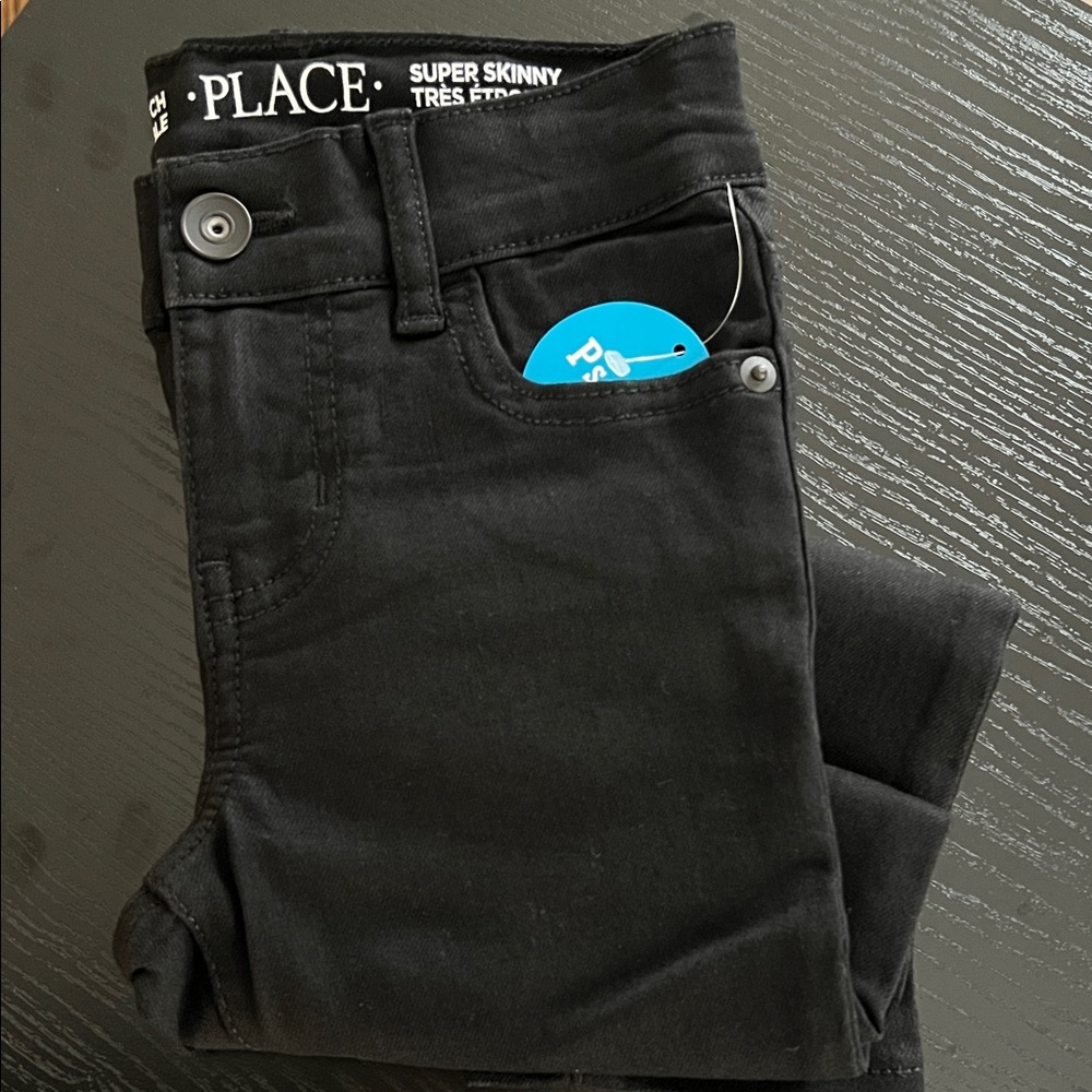 The Children's Place Black Super Skinny 👖